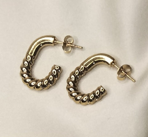Twisted Chic Hoop