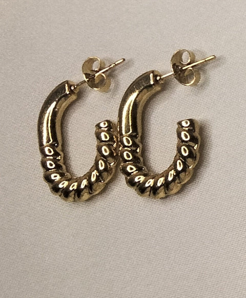 Twisted Chic Hoop