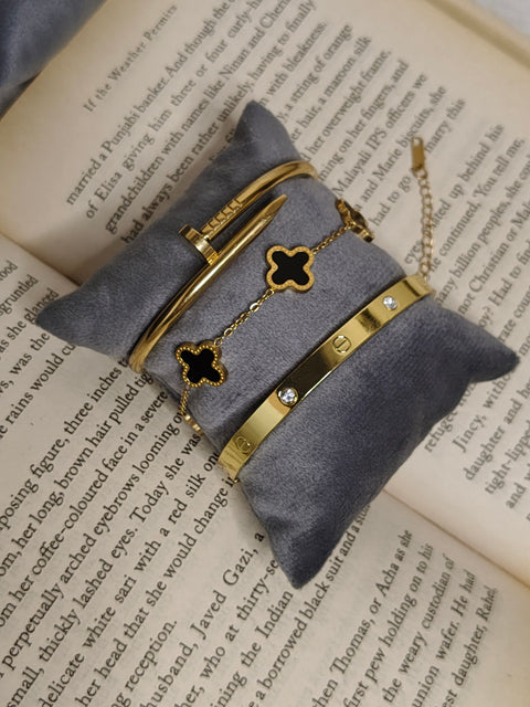 Nail Clover Adorned Stack set✨